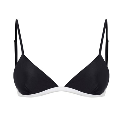 Women's Ally Bikini Top- Miga Swimwear- L - Black/white : Target