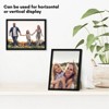 Americanflat 6x8 Picture Frame - Streamline Collection - Thin Border Photo Frame for Tabletop and Wall Display - Black - 4 of 4