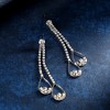 SOHI Women's Crystal Silver The Eloise Drop Earrings - 2 of 4