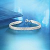 Ross-Simons Sterling Silver Medium Wheat Chain Bracelet - 4 of 4