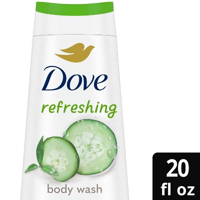 Dove Body Wash,Shea Butter, Deeply Nourishing,Cucumber & Green Tea 16.9  OZ,3PACK