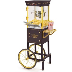 Nostalgia Vintage Professional Popcorn Cart - 8-Ounce Kettle - 53 Inches Tall - 1 of 4