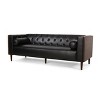 Christopher Knight Home Faraway Contemporary Faux Leather Tufted 3 Seater Sofa - 4 of 4