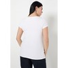 June + Vie by Roaman's Women's Plus Size Ribbed Henley Top - 3 of 4