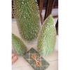 Giant Bottle Brush Christmas Trees – Set of Three Frosted Holiday Tabletop Decor by Kalalou - 4 of 4