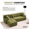 105" Chenille L-Shaped Modular Sectional Sofa - 2 of 4