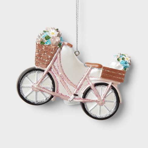 Bicycle with Flowers Christmas Tree Ornament - Wondershop™ - image 1 of 3