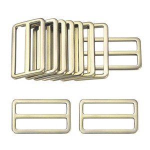 Unique Bargains Zinc Alloy Durable Multipurpose Tri Glide Metal Buckles for Bags 10 Pcs - 1 of 4