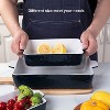 GustoWave Baking Dish 3-piece Sets, Ceramic Baking dishes for Oven, Bakeware, Rectangular Baking Pan with Handles, for Cooking, Kitchen, Cake - 4 of 4