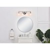 Elegant Lighting Serif 4 light chrome Wall Sconce - 2 of 4