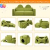 8-Piece Kids Modular Play Couch, Convertible Toddler Sofa Set with Removable Covers for Playroom or Nursery - 3 of 4