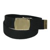 CTM Cotton Adjustable Belt with Brass Buckle - 2 of 4