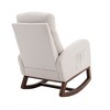 Kumasinova Modern Nursery Chair Accent Rocking Chair with Side Pockets,High-Resiliencce Foam Gliding Armchair with 300lbs Capacity - 2 of 4