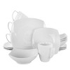 Gibson Zen Buffetware 16 Piece Square Dinnerware Set - image 4 of 4