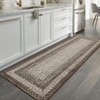 Machine Washable Rug, Non-Slip Non-Shedding Area Rugs for Living Room, Farmhouse Printed Braided Bordered Carpet - 3 of 4