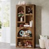 Tribesigns Modern 70.87" Geometric Bookshelf, Arched Bookcase with 5 Storage Shelves, Open Art Decor Display Shelf for Living Room, Bedroom - 4 of 4