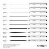 KINGART PRO Inkline Fine Line Pens, 10 pc - 3 of 4