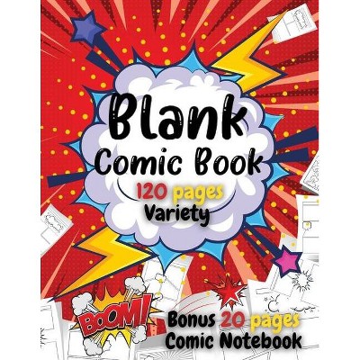 Blank Comic Book For Kids - by  Kids Play Comics (Paperback)