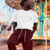 Dalix Ghost Embroidered Fleece Jogger Cuff Sweatpant Sweats Soft Warm Mens - 2 of 4