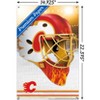 Trends International NHL Calgary Flames - Mask 20 Unframed Wall Poster Prints - 3 of 4