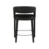 Meridian Furniture,Sylvester Black Vegan Leather Stool - 2 of 4