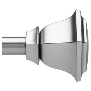 Loft By Umbra Soft Square Curtain Rod - Nickel 36-66" - 1 of 3