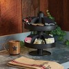 Park Designs 2 Tier Small Organizer Lazy Susan Black - 2 of 3