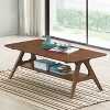 Roundhill Furniture Arona 3-Piece Coffee Table Set, Coffee Table and Two End Tables - 3 of 4