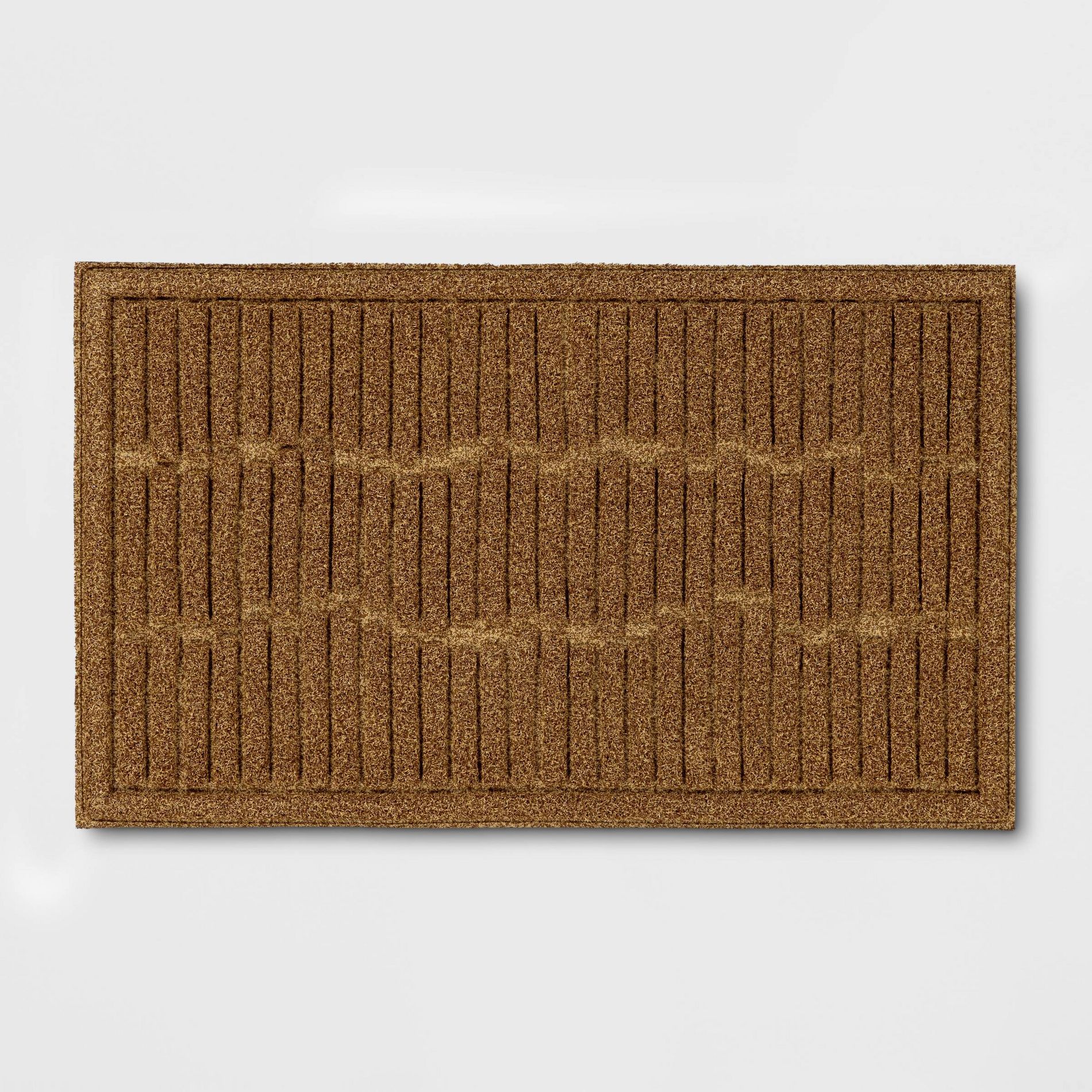 1'6"x2'6" Mega Scrapper Broken Sticks Floormat Beige - Threshold™: Outdoor & Kitchen Floor Mat, All-Weather, UV-Resistant