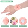 Unique Bargains Mesh Fabric Rhinestone Pearl Chiffon Flowers 2.17 x 2.17 Inch - 2 of 4