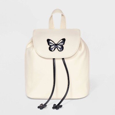 Backpacks fancy faux leather white crossword cheapest