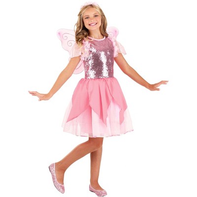 Halloweencostumes.com X Large Girl Flower Fairy Girl's Costume, Pink :  Target