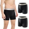 CARER 2pk Incontinence Underwear for Men Washable Reusable Leak-Proof Mens Incontinence Boxer - Medium Absorbency - 2 of 4