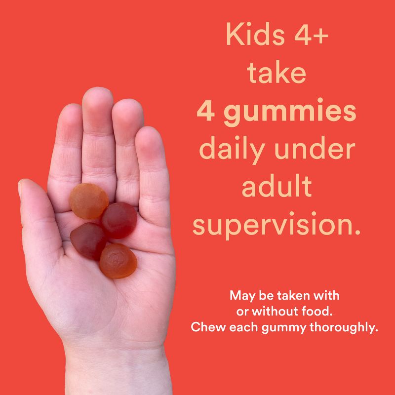 SmartyPants Organic Kids Multi &#38; Vegetarian Omega 3 Gummy Vitamins with D3, C &#38; B12 - 90 ct, 6 of 11