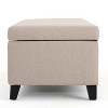 50"W Storage Bench, Upholstered Accent Footstool Bench, Entryway Bench, Bedroom Bench -ModernLuxe - 4 of 4