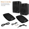 Pyle Hi-Fi Bluetooth Bookshelf Monitor Speakers - 300W MAX (PBKSP22) - 2 of 4