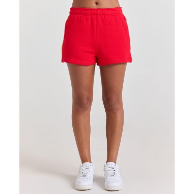 Samii Ryan | Smiley® Chenille Shorts, Red, Medium, 3