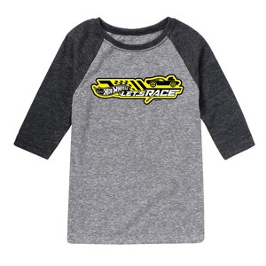 Boys' - Hot Wheels - Horizontal Chest Raglan Graphic T-Shirt - 1 of 4