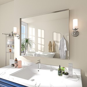 Organnice Aluminum Frame Bathroom Vanity Mirror - 1 of 4