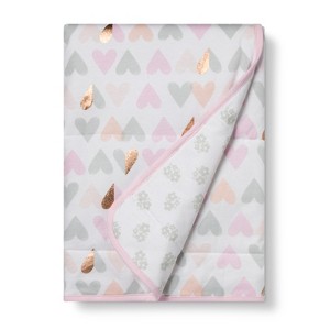 Jersey Knit Baby Blanket Blush - Cloud Island Pink Lemonade
