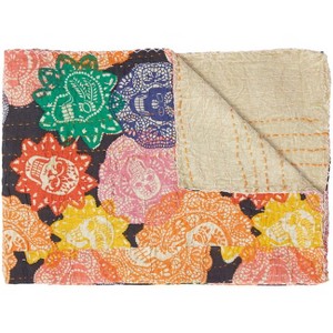 Taj Hotel Kantha Cotton Throw | 50"x70" | C - 1 of 4