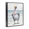 Stupell Industries Pelican Bird Standing on Beach, 16" x 20" - 3 of 4