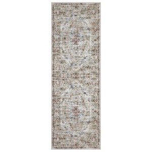 COZONY Washable Runner Rug, Stain Resistant Vintage Carpet with Non-Slip Backing for Hallway & Kitchen - 1 of 4