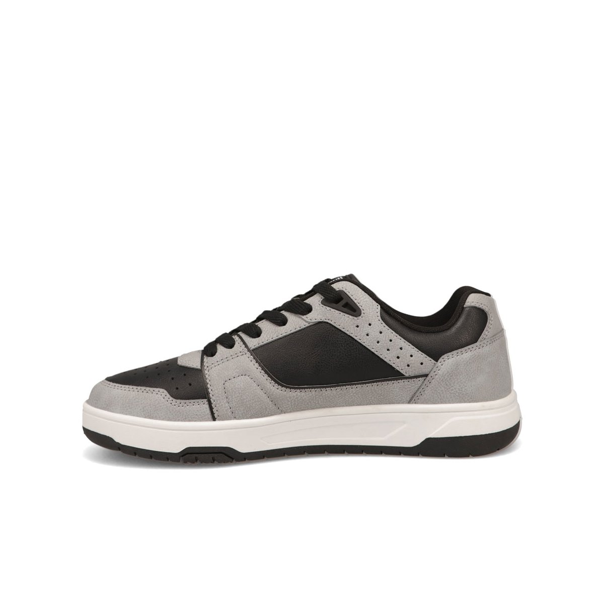 Мужские Starter Mens Fast Break Low Genuine Leather Sneaker, Gray/Black, Size 8 — фото 5