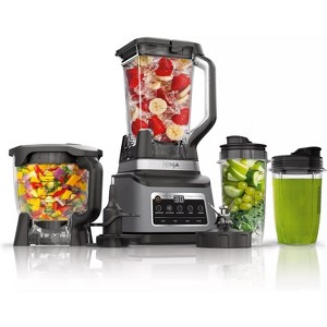 Ninja R-BN803TGT Professional Plus Kitchen Blender System and 8-Cup Food Processor with Auto-iQ, Black - Certified Refurbished - 1 of 4