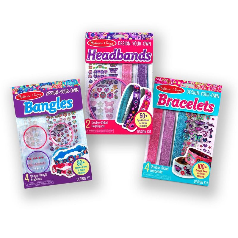 Melissa &#38; Doug Design-Your-Own Jewelry-Making Kits - Bangles, Headbands, and Bracelets, 5 of 11