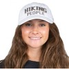 Pavilion Gift Company - Hiking People - White Adjustable Hat - Hats - 3 of 4