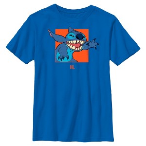 Boys Lilo & Stitch Hi Alien Portrait T Shirt - 1 of 4