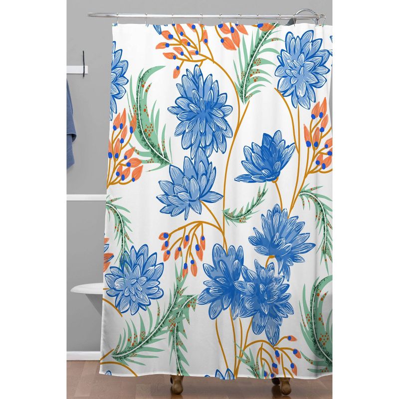 83 Oranges Good Will Shower Curtain Blue - Deny Designs, 3 of 7