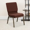 Emma and Oliver 18.5"W Church/Reception Guest Chair with Communion Cup Book Rack - 2 of 4